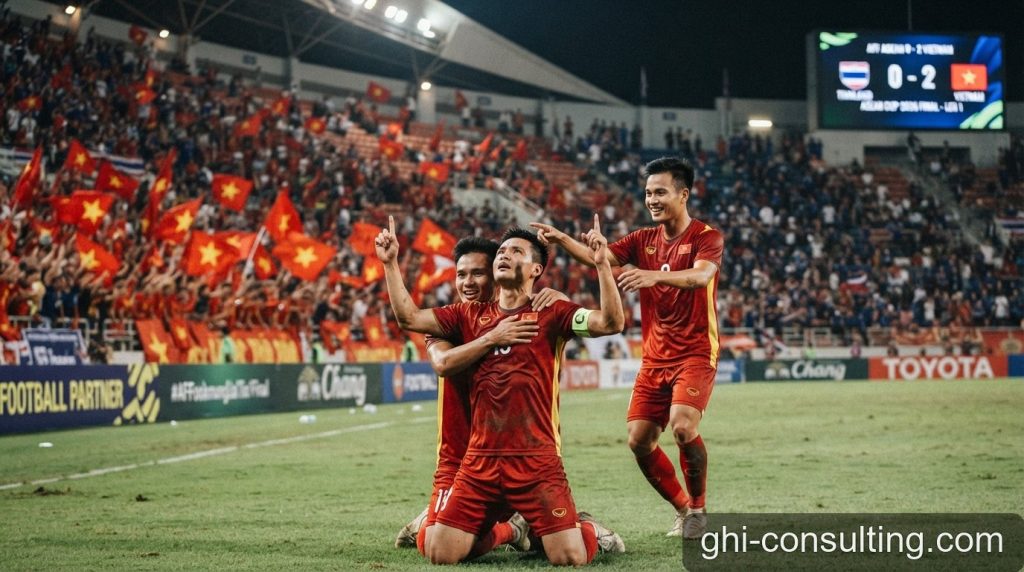 Việt Nam đặt một tay vào cúp vàng ASEAN Cup 2026: Bản lĩnh tại Rajamangala